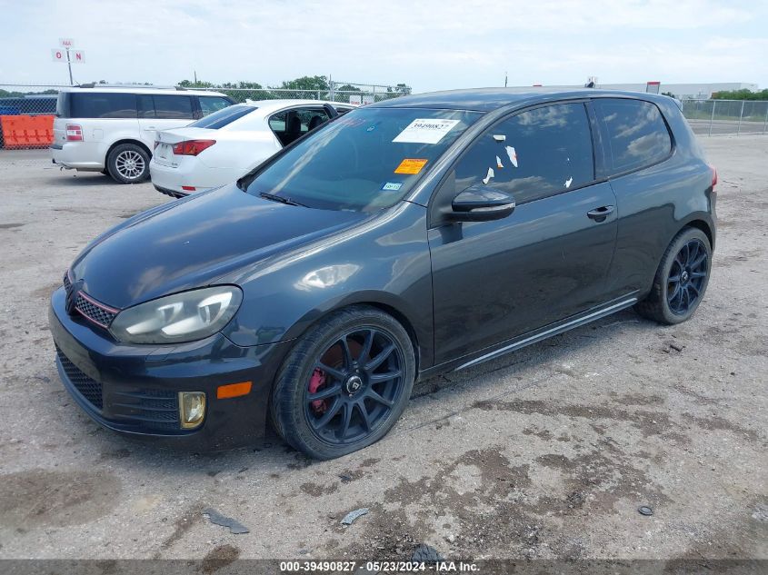 2010 Volkswagen Gti 2-Door VIN: WVWFD7AJ8AW252396 Lot: 39490827