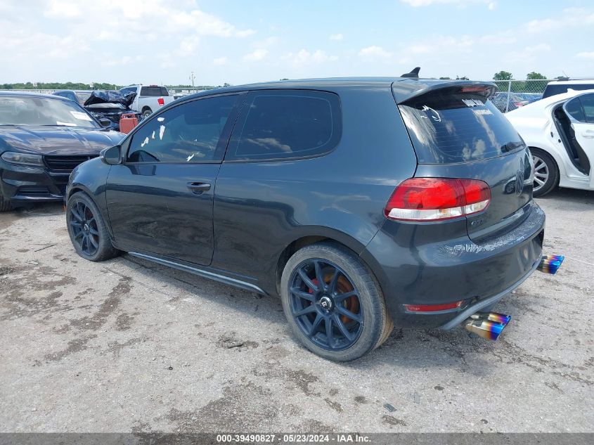 2010 Volkswagen Gti 2-Door VIN: WVWFD7AJ8AW252396 Lot: 39490827