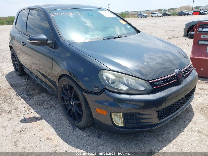 2010 Volkswagen Gti 2-Door VIN: WVWFD7AJ8AW252396 Lot: 39490827