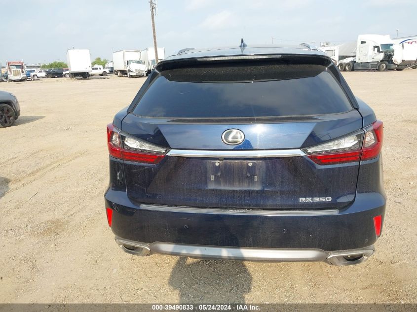 2017 Lexus Rx 350 VIN: 2T2ZZMCA7HC047919 Lot: 39490833