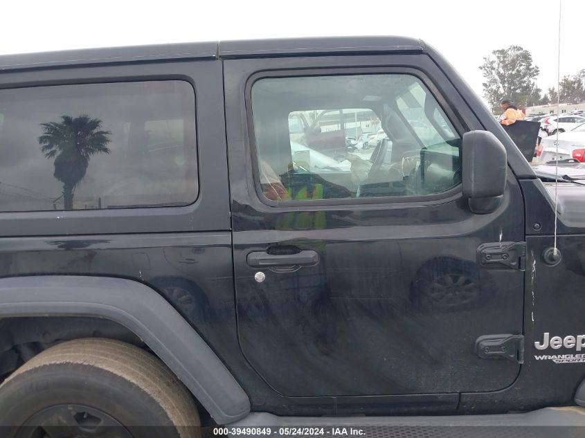 2020 Jeep Wrangler Sport 4X4 VIN: 1C4GJXAN5LW285536 Lot: 39490849