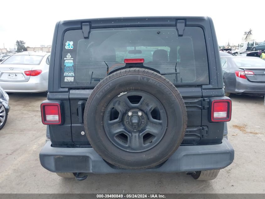 2020 Jeep Wrangler Sport 4X4 VIN: 1C4GJXAN5LW285536 Lot: 39490849