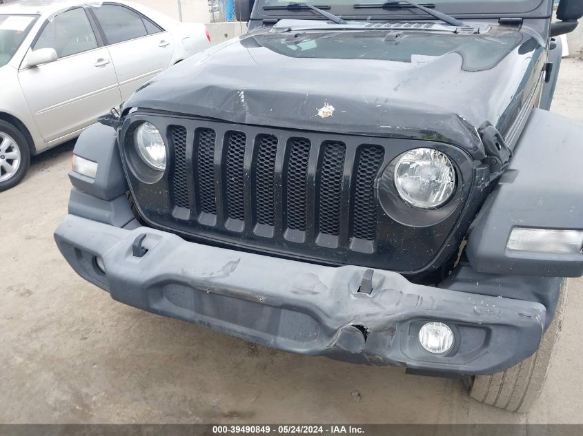 2020 Jeep Wrangler Sport 4X4 VIN: 1C4GJXAN5LW285536 Lot: 39490849