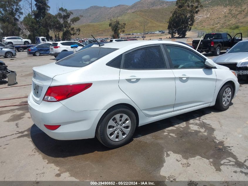 2016 Hyundai Accent Se VIN: KMHCT4AE0GU082669 Lot: 39490852