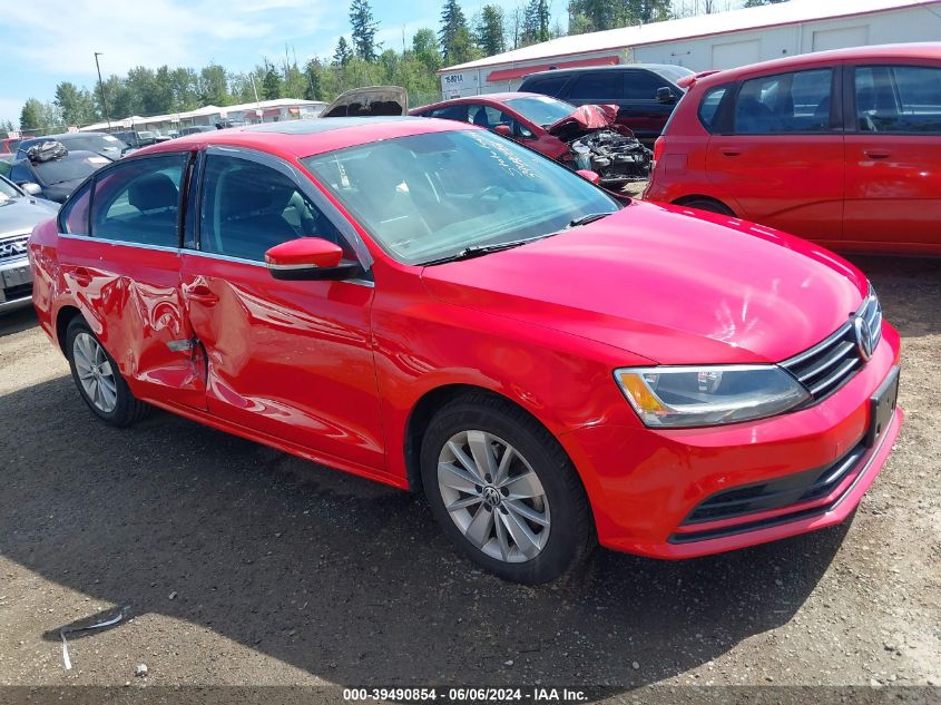 2015 Volkswagen Jetta 1.8T Se VIN: 3VWD17AJ6FM284980 Lot: 39490854