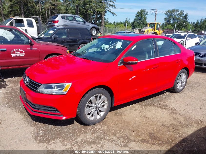 2015 Volkswagen Jetta 1.8T Se VIN: 3VWD17AJ6FM284980 Lot: 39490854