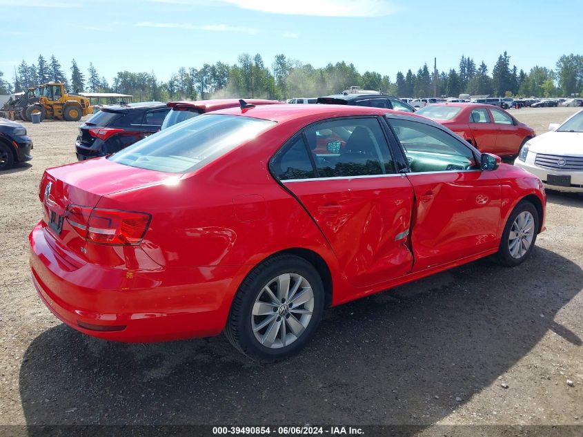 2015 Volkswagen Jetta 1.8T Se VIN: 3VWD17AJ6FM284980 Lot: 39490854