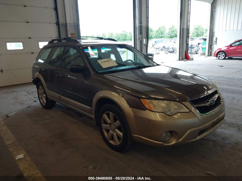 2008 Subaru Outback 2.5I/2.5I L.l. Bean Edition VIN: 4S4BP61C687355656 Lot: 39490855