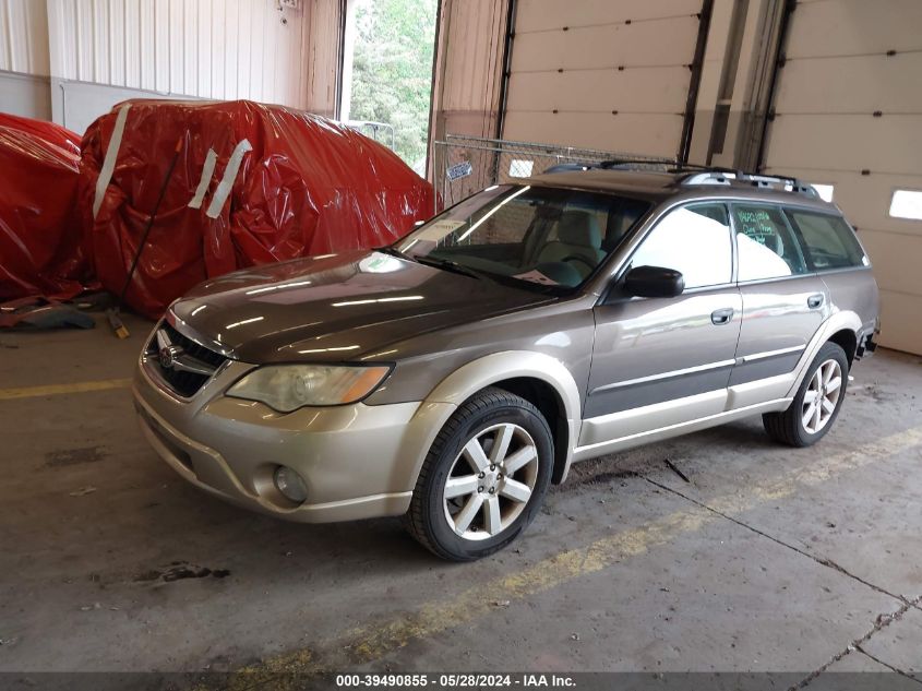 2008 Subaru Outback 2.5I/2.5I L.l. Bean Edition VIN: 4S4BP61C687355656 Lot: 39490855