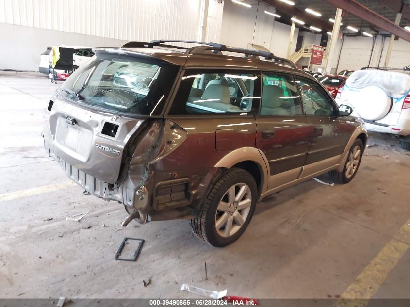 2008 Subaru Outback 2.5I/2.5I L.l. Bean Edition VIN: 4S4BP61C687355656 Lot: 39490855