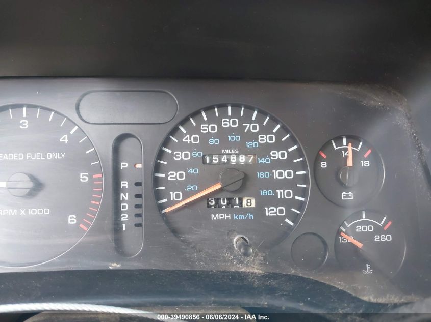 1995 Dodge Ram 1500 VIN: 3B7HF13Z1SM160311 Lot: 39490856