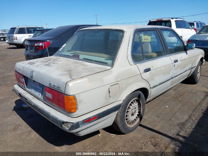 1990 BMW 325 I Automatic VIN: WBAAD2318LED25947 Lot: 39490862