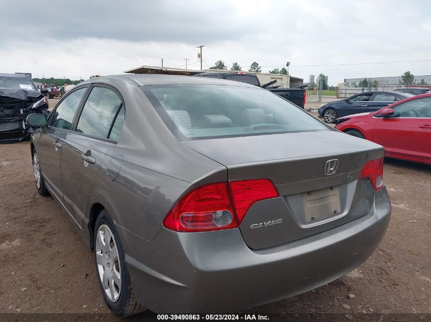 2008 Honda Civic Lx VIN: 1HGFA16578L033766 Lot: 39490863