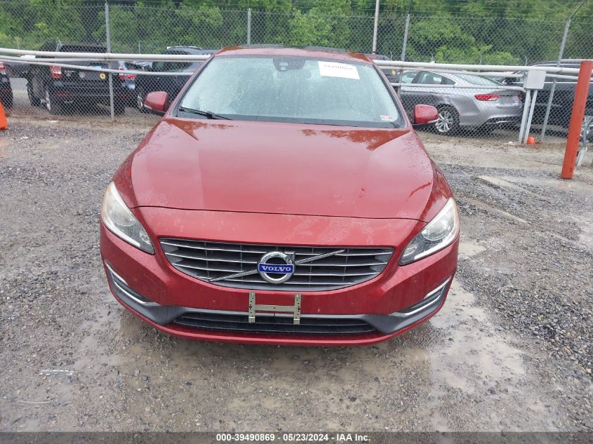 2014 Volvo S60 T5/T5 Platinum/T5 Premier/T5 Premier Plus VIN: YV1612FS5E1284121 Lot: 39490869