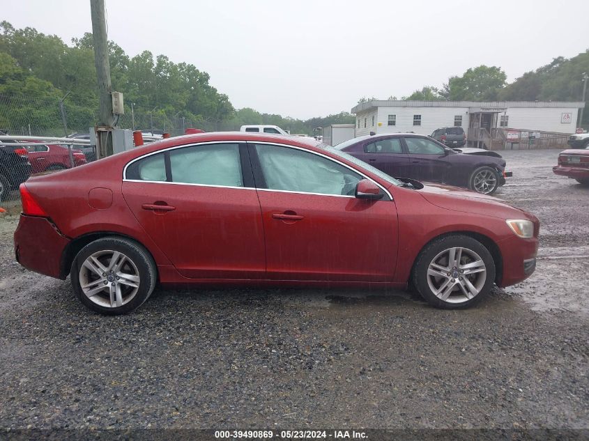 2014 Volvo S60 T5/T5 Platinum/T5 Premier/T5 Premier Plus VIN: YV1612FS5E1284121 Lot: 39490869