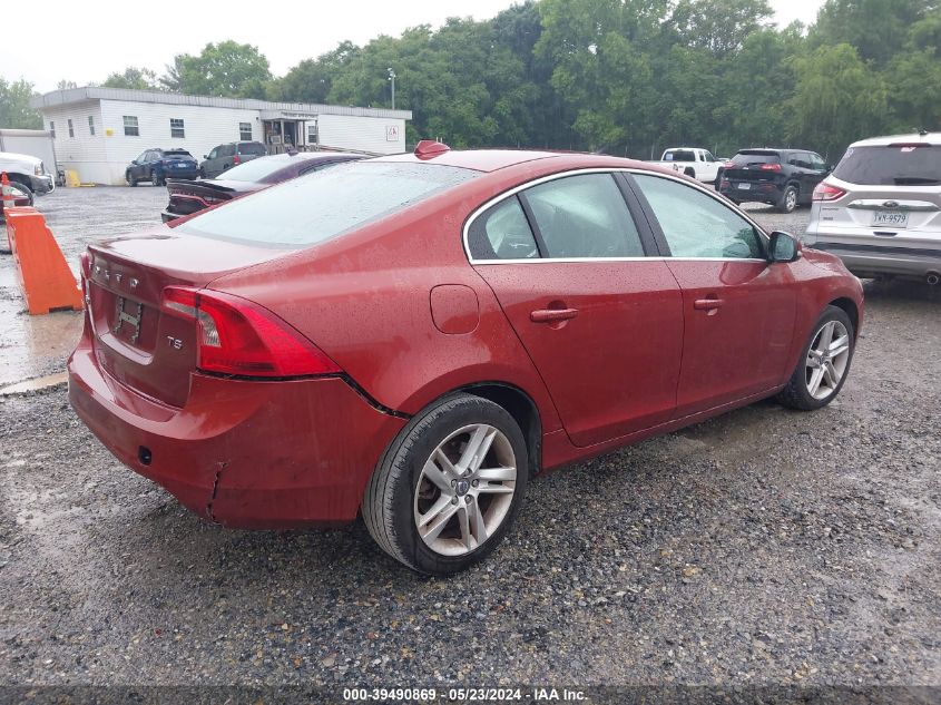 2014 Volvo S60 T5/T5 Platinum/T5 Premier/T5 Premier Plus VIN: YV1612FS5E1284121 Lot: 39490869