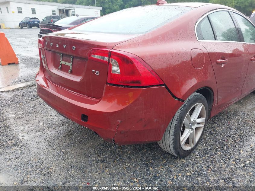 2014 Volvo S60 T5/T5 Platinum/T5 Premier/T5 Premier Plus VIN: YV1612FS5E1284121 Lot: 39490869