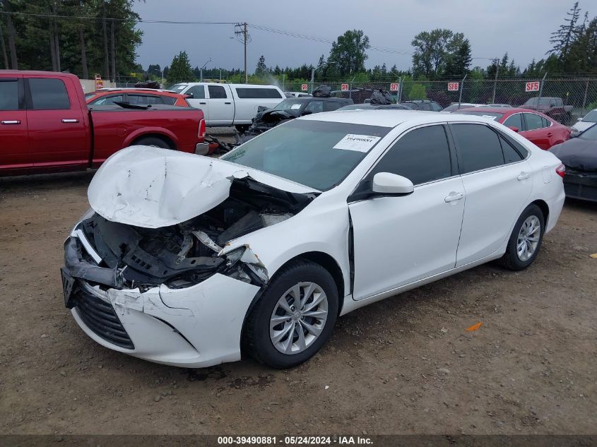 2016 Toyota Camry Le VIN: 4T4BF1FK4GR559867 Lot: 39490881