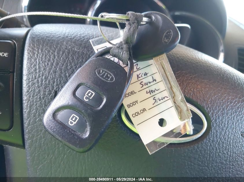 2012 Kia Sorento Lx VIN: 5XYKT4A10CG288700 Lot: 39490911