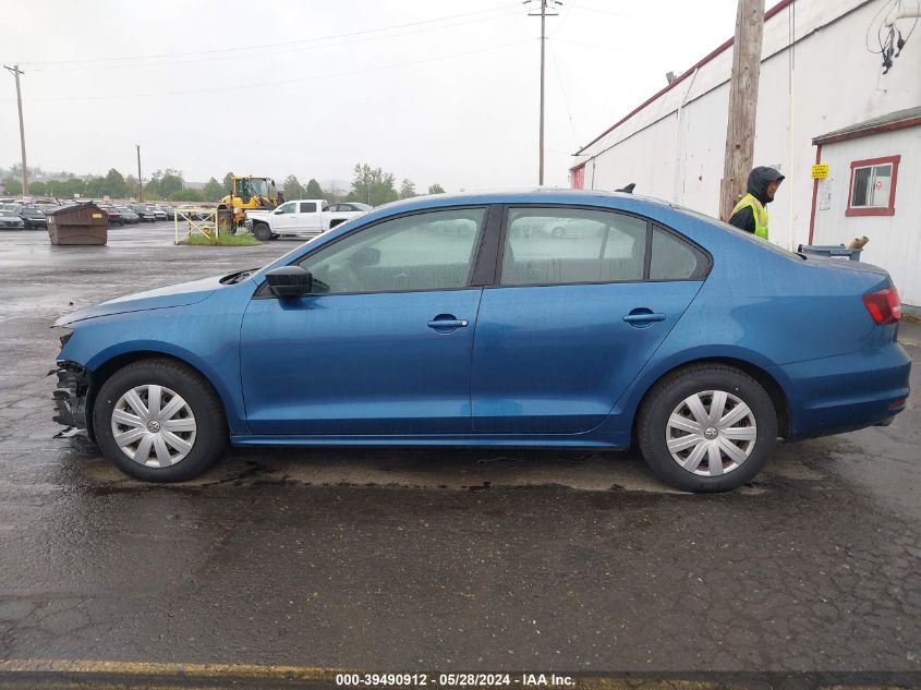 2016 Volkswagen Jetta 1.4T S VIN: 3VW267AJ7GM269236 Lot: 39490912