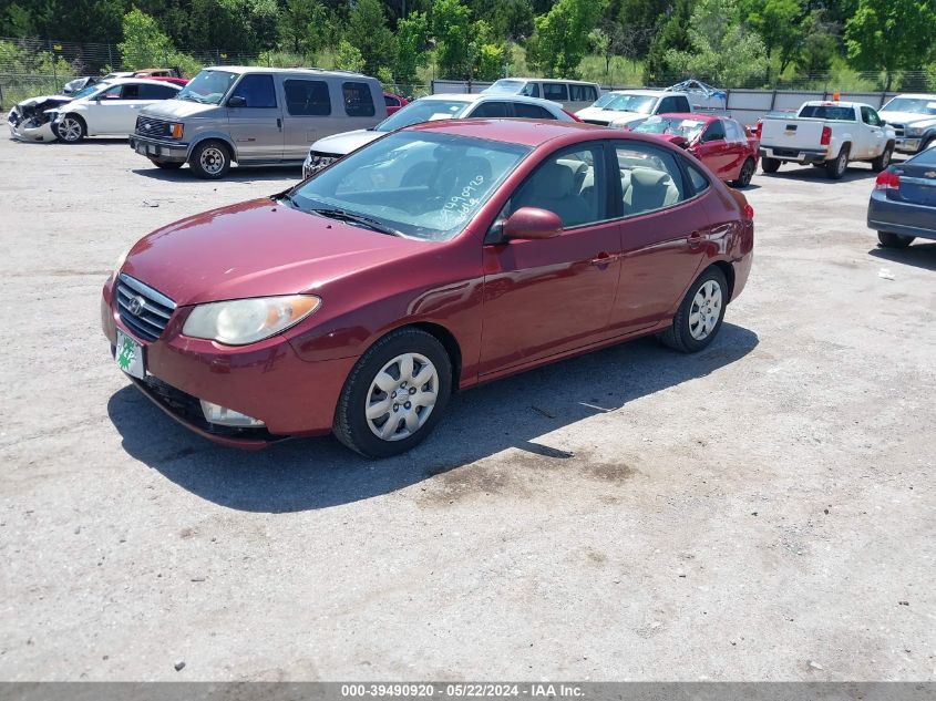 2008 Hyundai Elantra Gls/Se VIN: KMHDU46D08U334441 Lot: 39490920