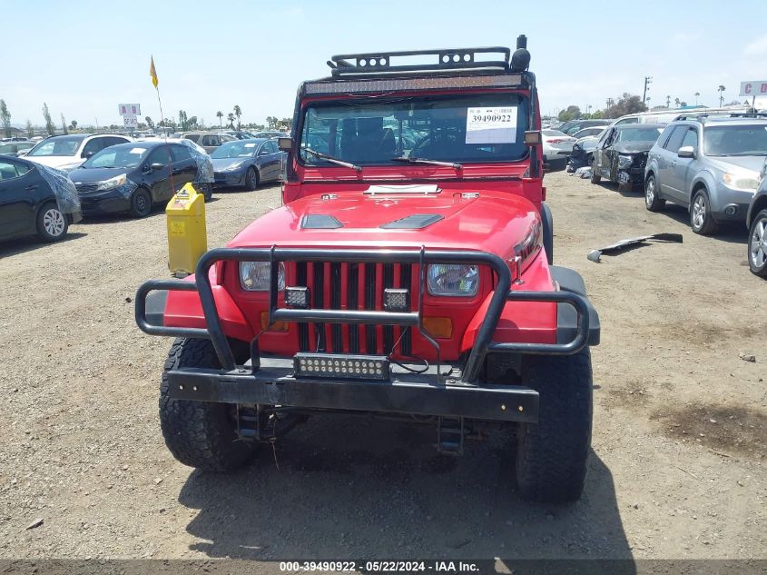 1990 Jeep Wrangler / Yj S VIN: 2J4FY19E0LJ505885 Lot: 39490922