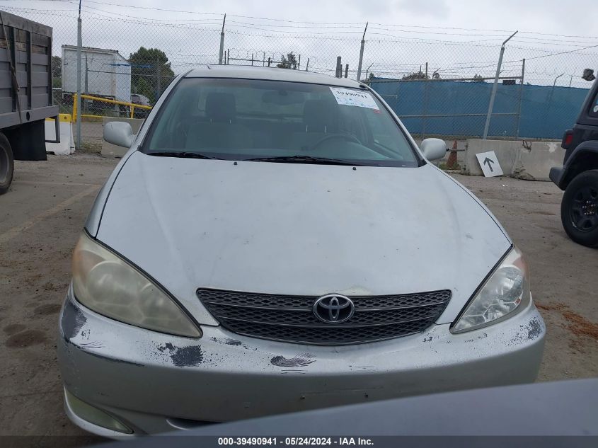 2004 Toyota Camry Xle VIN: 4T1BE32K54U862554 Lot: 39490941