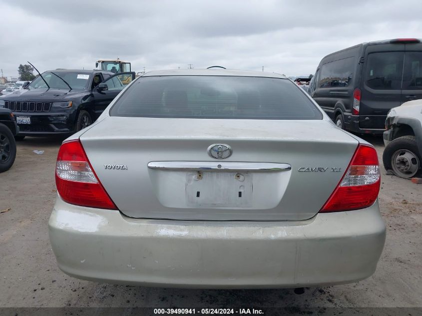 2004 Toyota Camry Xle VIN: 4T1BE32K54U862554 Lot: 39490941