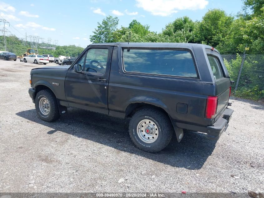 1994 Ford Bronco U100 VIN: 1FMEU15N7RLA83888 Lot: 39490970