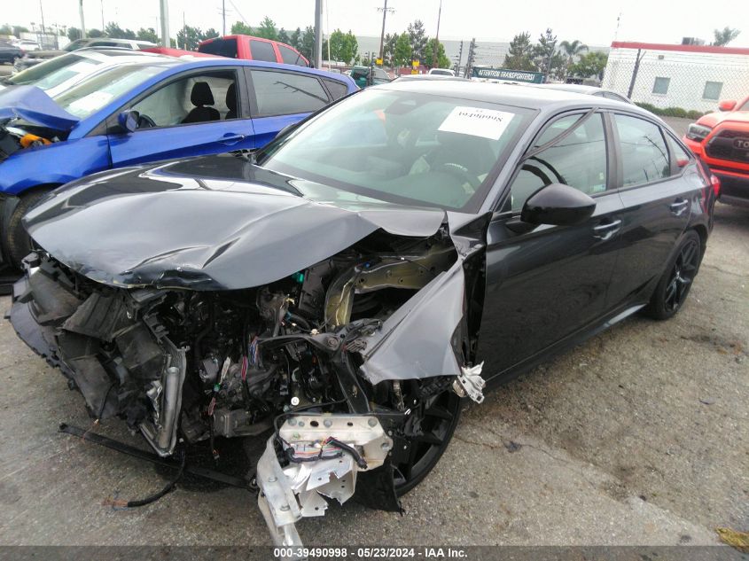 2HGFE2F57NH588882 2022 HONDA CIVIC - Image 2