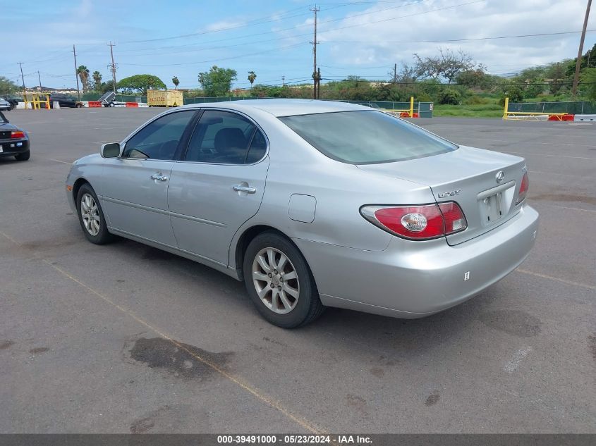 2004 Lexus Es 330 VIN: JTHBA30G940020448 Lot: 39491000