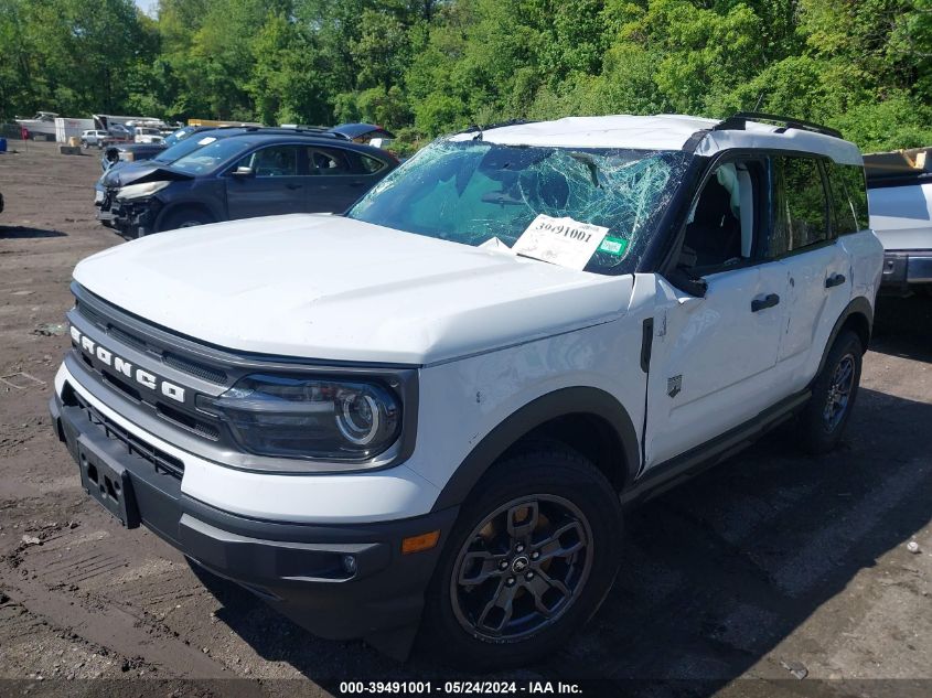 2021 Ford Bronco Sport Big Bend VIN: 3FMCR9B62MRB00353 Lot: 39491001