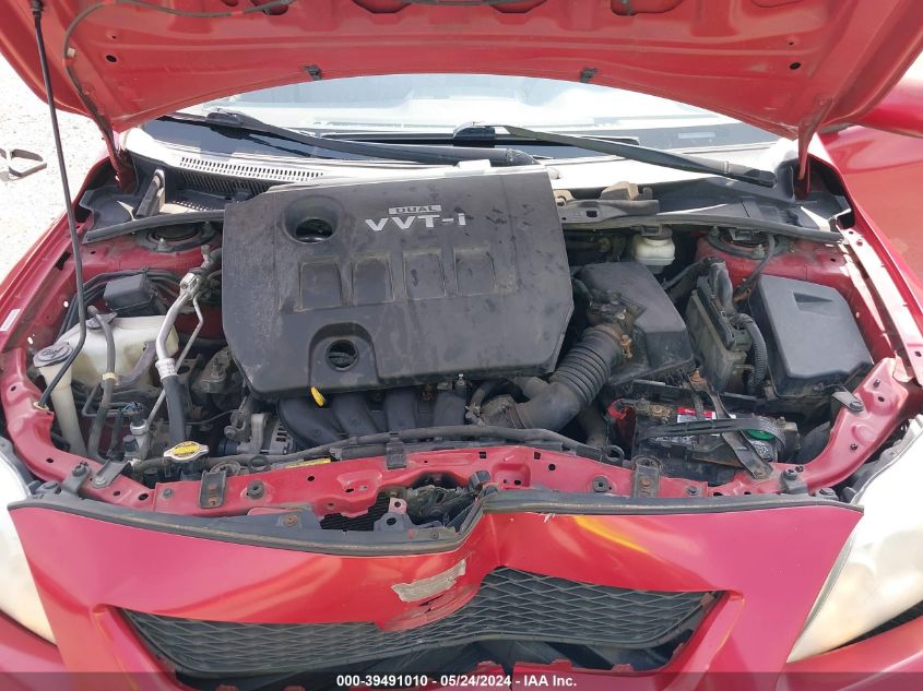 2009 Toyota Corolla Le VIN: 1NXBU40E19Z108595 Lot: 39491010