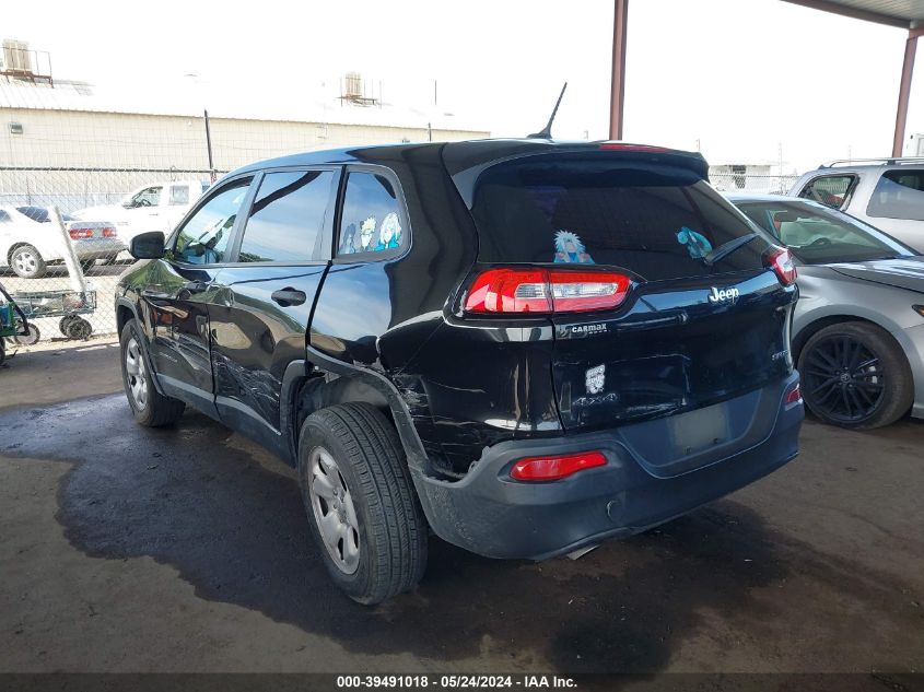 2015 Jeep Cherokee Sport VIN: 1C4PJMAB5FW635109 Lot: 39491018