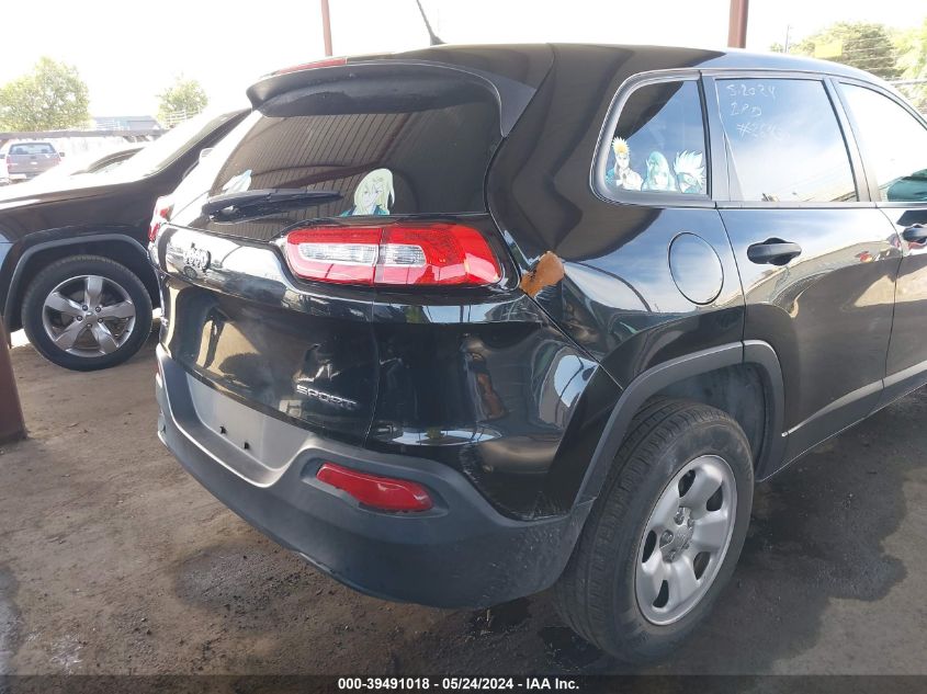 2015 Jeep Cherokee Sport VIN: 1C4PJMAB5FW635109 Lot: 39491018