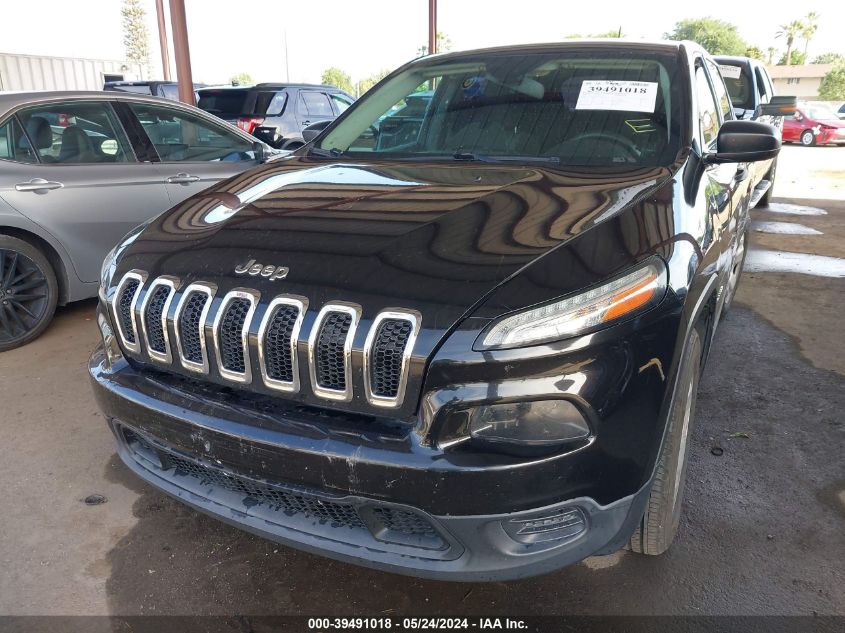 2015 Jeep Cherokee Sport VIN: 1C4PJMAB5FW635109 Lot: 39491018