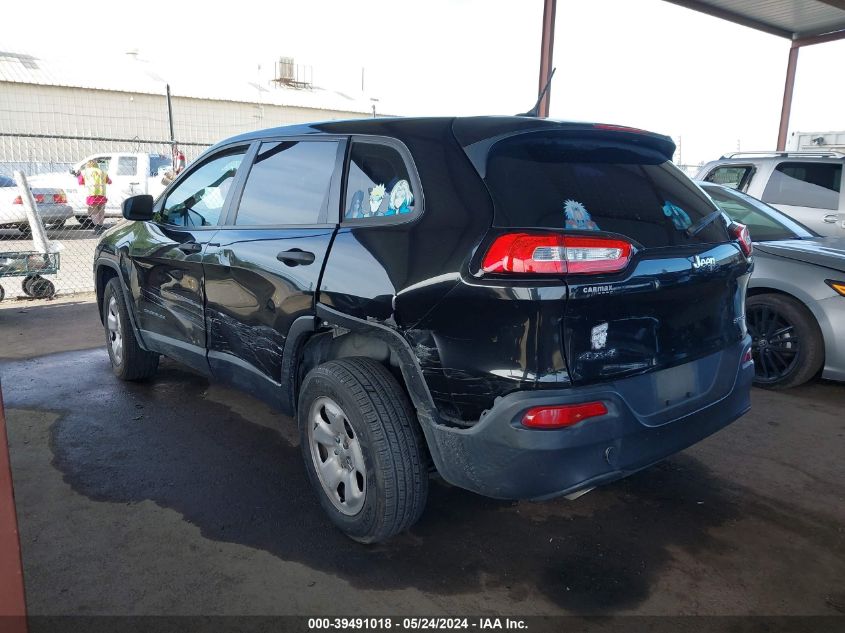 2015 Jeep Cherokee Sport VIN: 1C4PJMAB5FW635109 Lot: 39491018