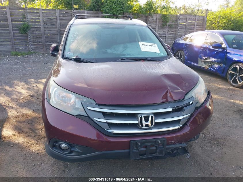 2013 Honda Cr-V Ex-L VIN: 5J6RM4H78DL048848 Lot: 39491019