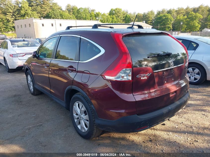 2013 Honda Cr-V Ex-L VIN: 5J6RM4H78DL048848 Lot: 39491019