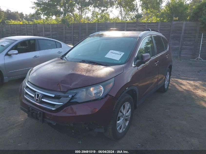 2013 Honda Cr-V Ex-L VIN: 5J6RM4H78DL048848 Lot: 39491019