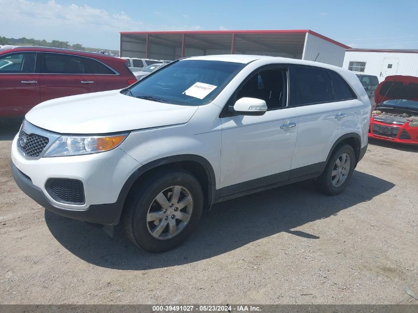 2011 Kia Sorento Lx VIN: 5XYKT3A17BG128290 Lot: 39491027