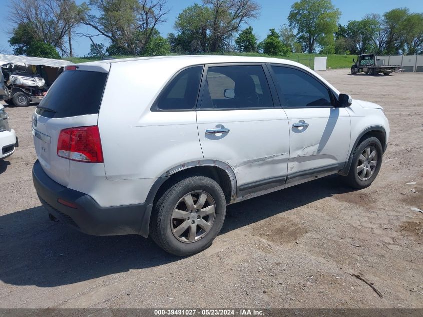 2011 Kia Sorento Lx VIN: 5XYKT3A17BG128290 Lot: 39491027