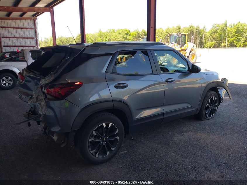 2022 Chevrolet Trailblazer Awd Lt VIN: KL79MRSL1NB092641 Lot: 39491039