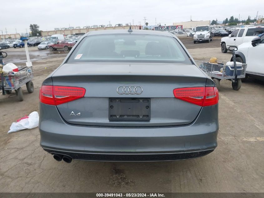 2015 Audi A4 2.0T Premium VIN: WAUAFAFL3FN026143 Lot: 39491043