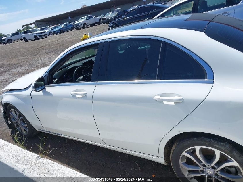 2017 Mercedes-Benz C 300 Luxury/Sport VIN: 55SWF4JB2HU189746 Lot: 39491049