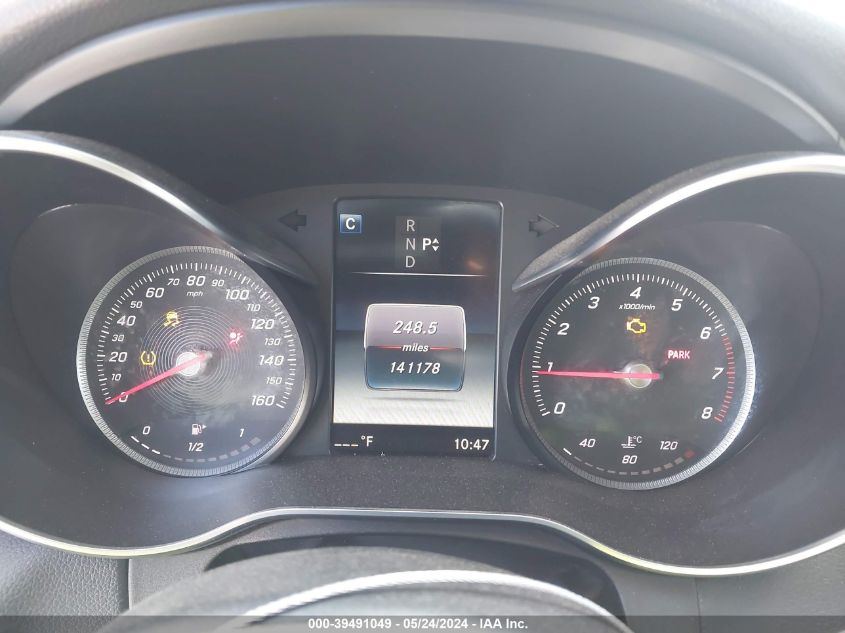 2017 Mercedes-Benz C 300 Luxury/Sport VIN: 55SWF4JB2HU189746 Lot: 39491049