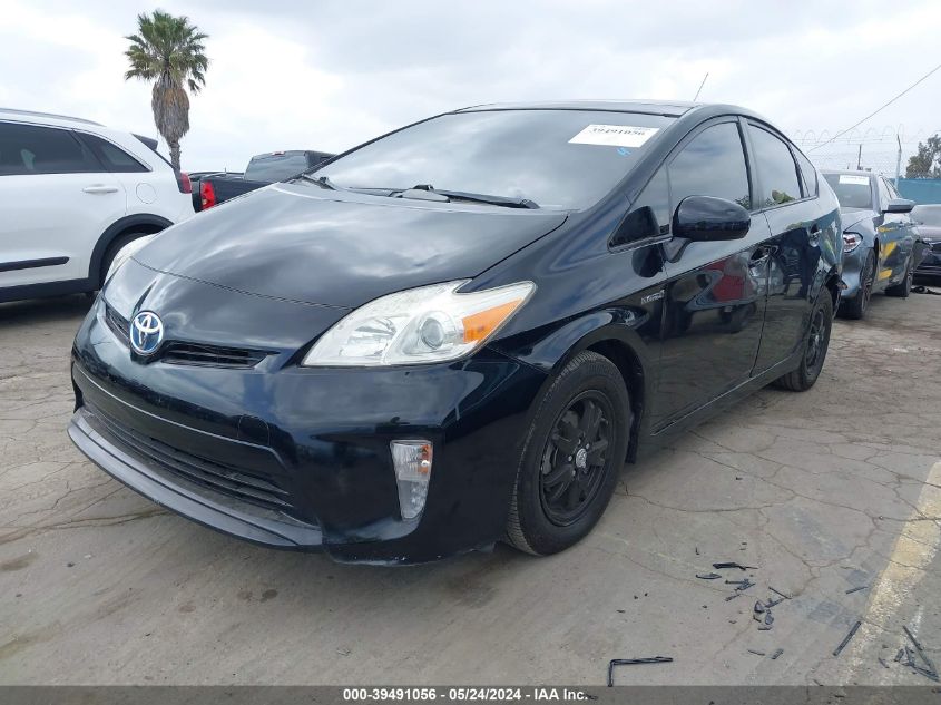 2013 Toyota Prius Three VIN: JTDKN3DU7D1721103 Lot: 39491056