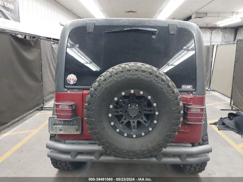 1998 Jeep Wrangler Sport VIN: 1J4FY19S0WP743247 Lot: 39491060