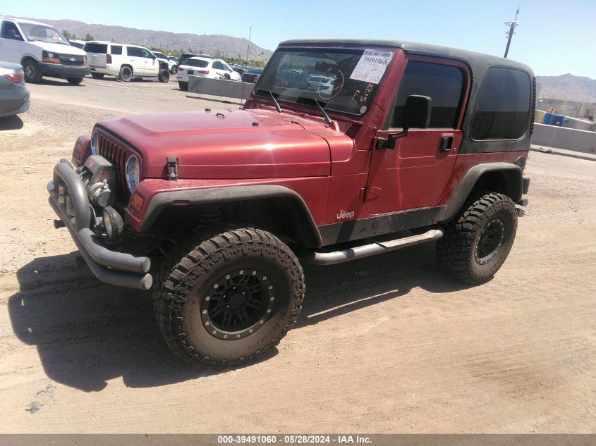 1998 Jeep Wrangler Sport VIN: 1J4FY19S0WP743247 Lot: 39491060