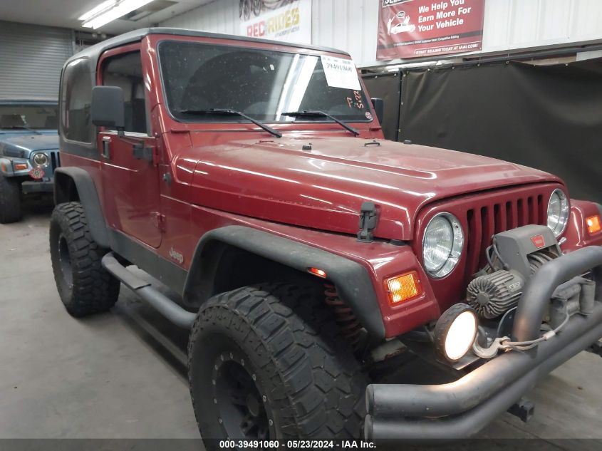 1998 Jeep Wrangler Sport VIN: 1J4FY19S0WP743247 Lot: 39491060